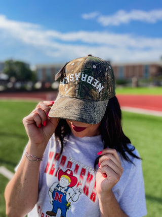 Nebraska Camo Hat