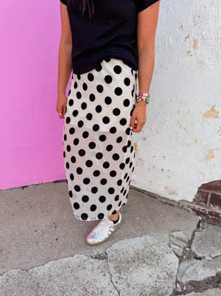 Darling Dots Midi Skirt