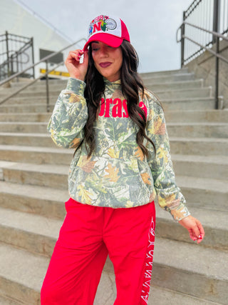 Nebraska Layered Patch Trucker Hat