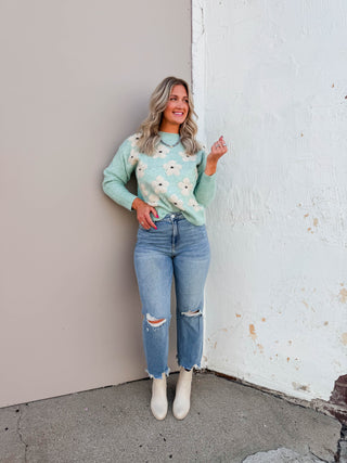 Melody Floral Sweater