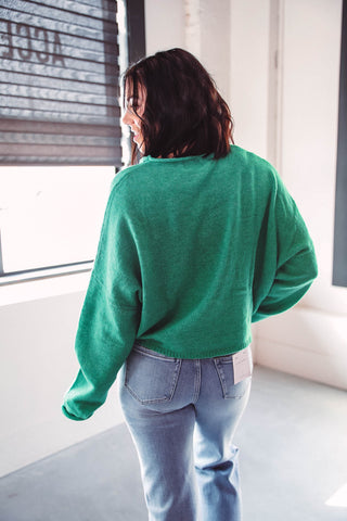 Quincy Cardigan-Kelly Green