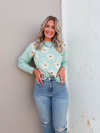 Melody Floral Sweater