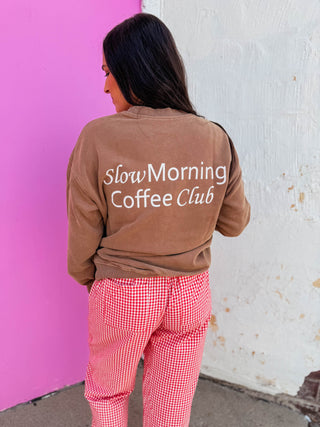 Slow Morning Coffee Club Crewneck