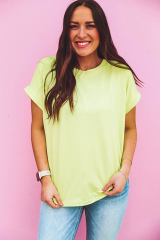 Paige Top-Lime