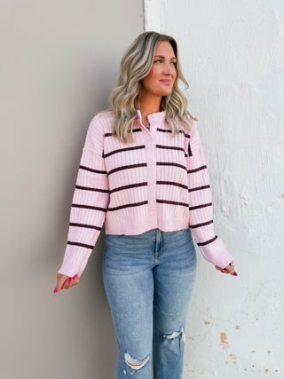 Isabel Striped Cardigan