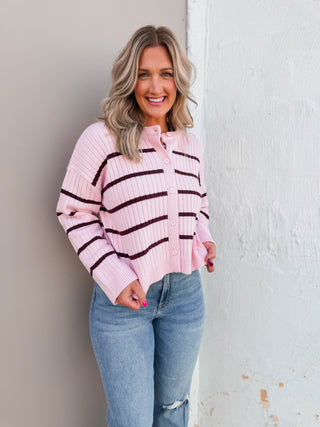 Isabel Striped Cardigan