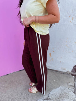 Line It Up Pants-Espresso