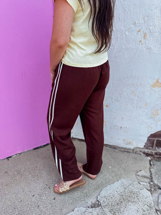Line It Up Pants-Espresso