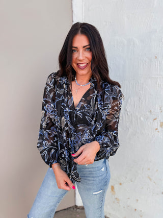 Veronica Floral Top