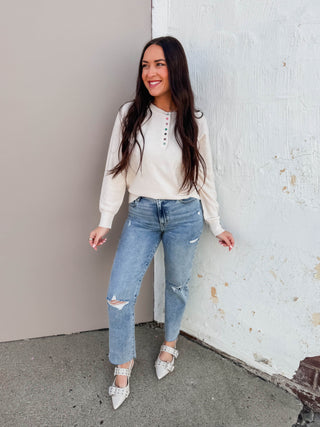 Ingrid Henley Sweater