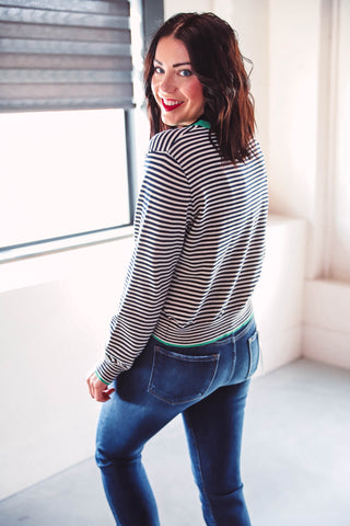 Katherine Striped Cardigan