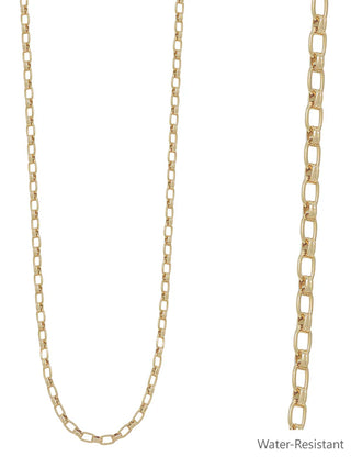 Gold Link Chain Necklace