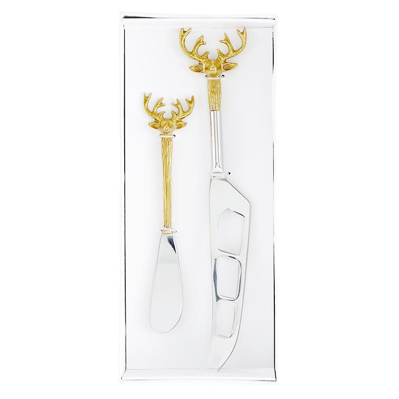 Stag Charcuterie Essentials Cheese Knives-Set of 2