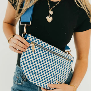 Westlyn Woven Bum Bag-Royal Blue