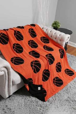 Basketball Throw Blanket