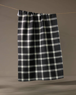 Wicklow Black Tea Towel-Geometry