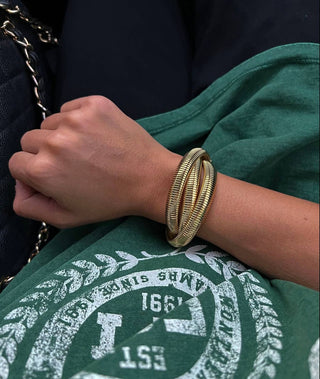 Triple Emma Bracelet-Gold