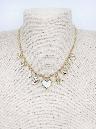 Western Heart Charm Necklace