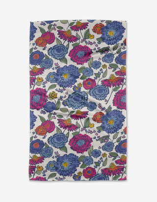 Painterly Meadow Tea Towel - Geometry