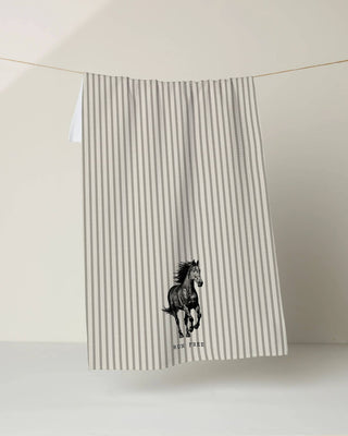 Run Free Tea Towel - Geometry