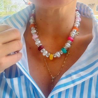 Joyful Beaded Necklace