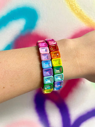 Bowie Bracelet-Rainbow