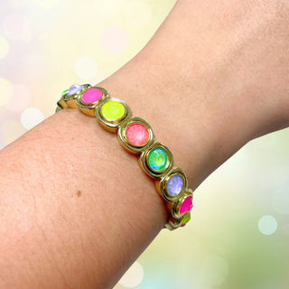 Rainbow Dream Bracelets-Pastel Round