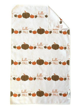 Hello Fall. : Double-sided Hand Towel - Crae.Home