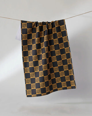 Lantern Grid Tea Towel - Geometry
