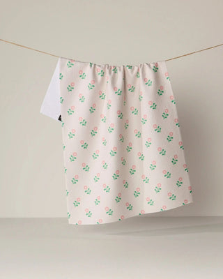Lucky Blossom Tea Towel - Geometry