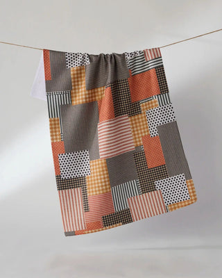 Patch And Pumpkin Tea Towel - Geometry