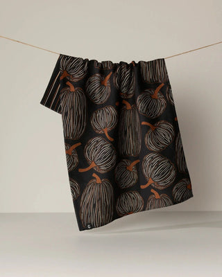 Pinstripe Patch Luxe Kitchen Towel - Geometry