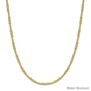 Gold Mini Beaded Necklace