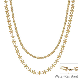 Gold Layered Beaded Multiway Necklace