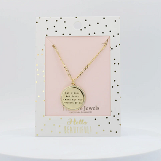 Jeremiah 29:11 Gold Necklace