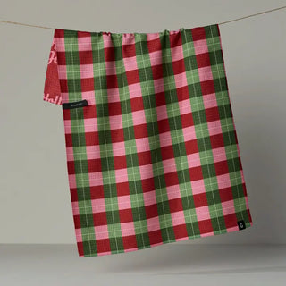Holly Jolly Xmas Luxe Kitchen Towel - Geometry