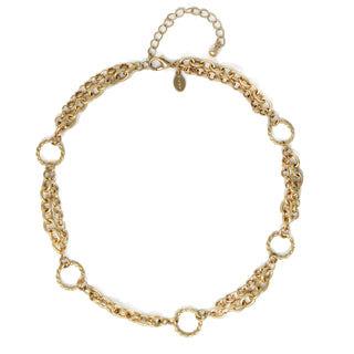 Gold Knotted Chain Necklace