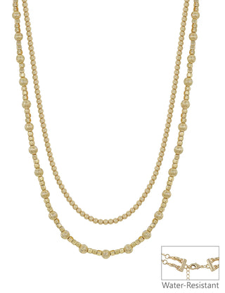 2 Layer Gold Multiway Necklace