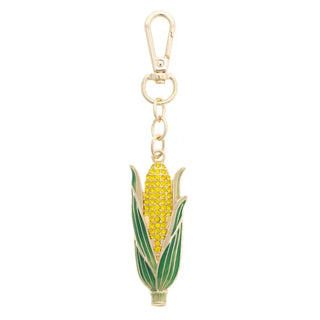 Corn On The Cob Embellished Bag Charm