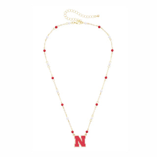 Nebraska Huskers Logo Layering Necklace