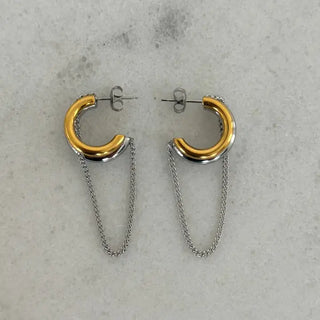 Amanda Earrings-Gold/Silver