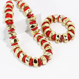 Golden Grove Necklace Set