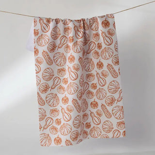 Harvest Sketch Tea Towel - Geometry