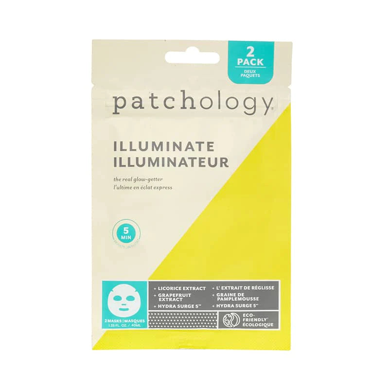 Patchology Illuminate Sheet Mask: 2-Pack