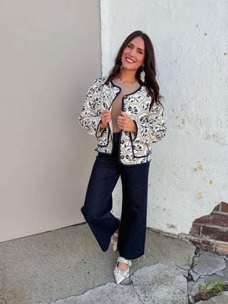 Reagan Long Sleeve Top-Taupe