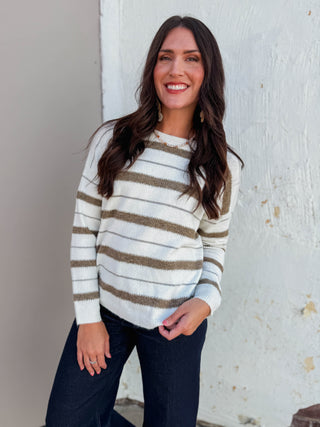 Tiffani Striped Sweater