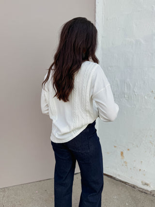 Janelle Knit Henley Top