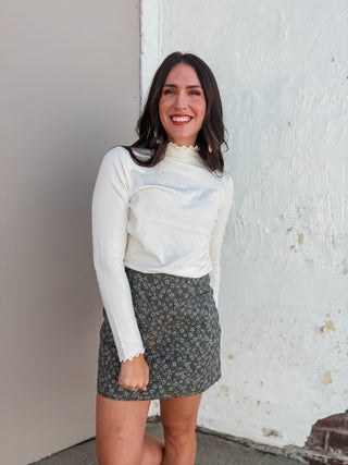 Josephine Floral Mini Skirt