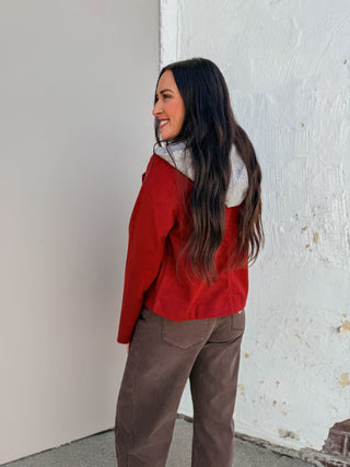 Helen Jacket-Crimson