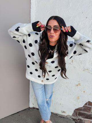 Indy Polka Dot Cardigan